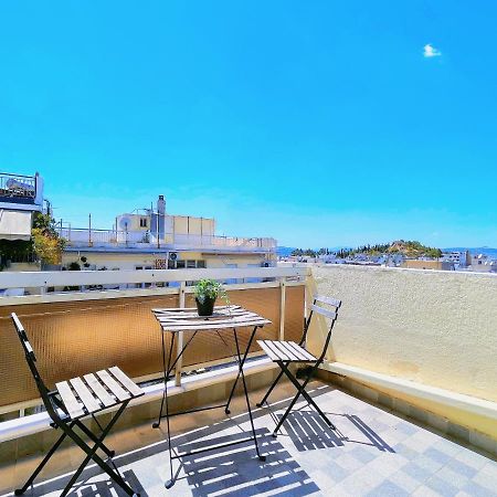 Wsd Luxury Stylish 1Bd Apt With City View Balcony Athen Exterior foto