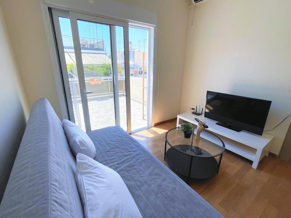 Wsd Luxury Stylish 1Bd Apt With City View Balcony Athen Exterior foto