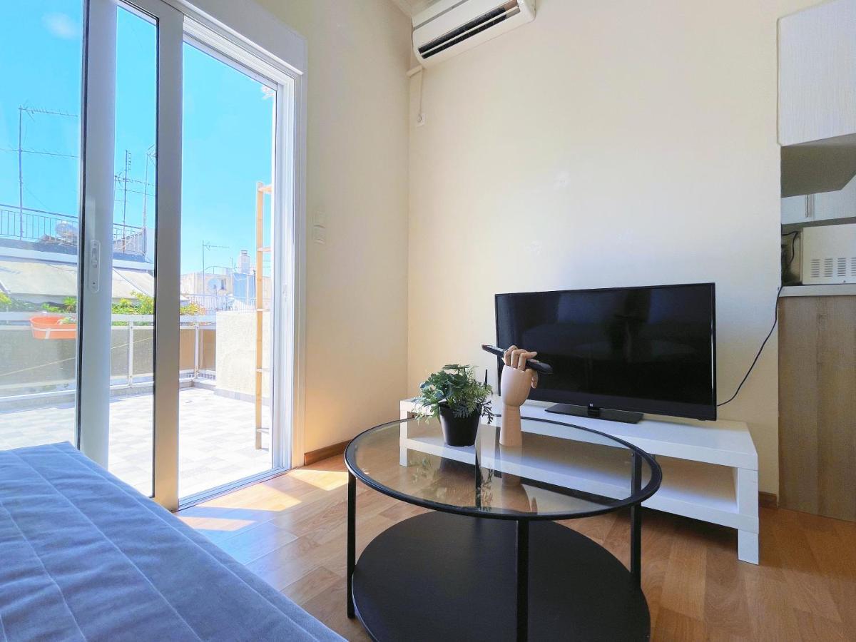 Wsd Luxury Stylish 1Bd Apt With City View Balcony Athen Exterior foto