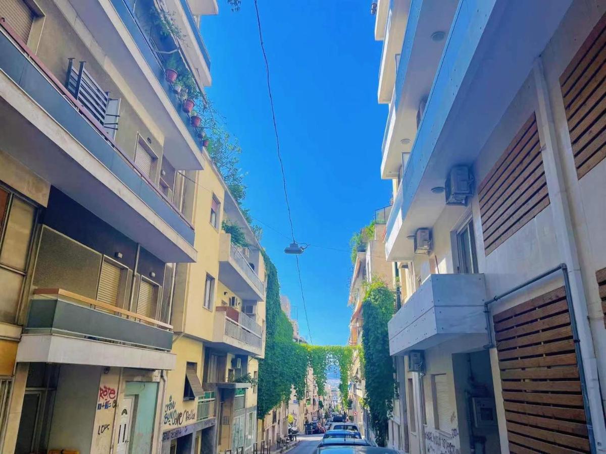 Wsd Luxury Stylish 1Bd Apt With City View Balcony Athen Exterior foto