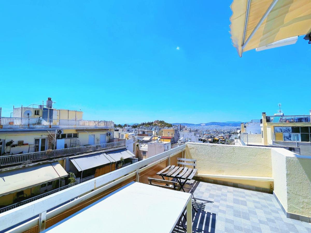 Wsd Luxury Stylish 1Bd Apt With City View Balcony Athen Exterior foto