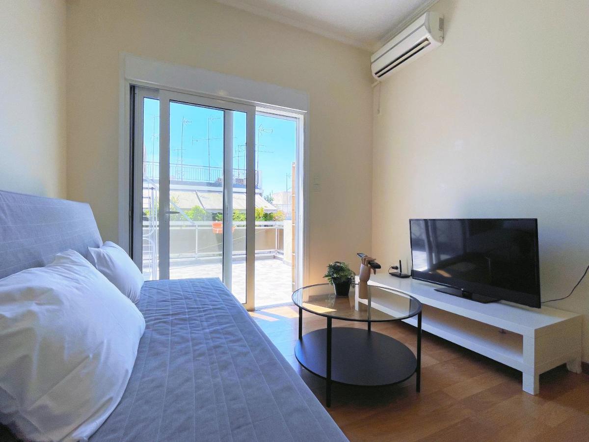 Wsd Luxury Stylish 1Bd Apt With City View Balcony Athen Exterior foto